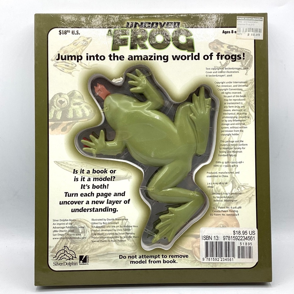 UNCOVER A FROG book  by Bakken